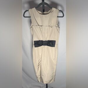 Prada Cream and Black Dress